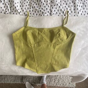 PacSun Green Corset Tank